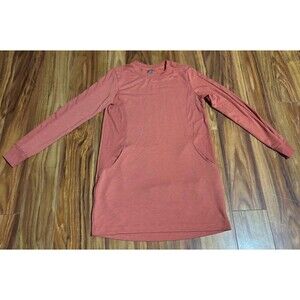 Joe Fresh Active Long Sleeve Coral Pullover Womens Size XS Pockets